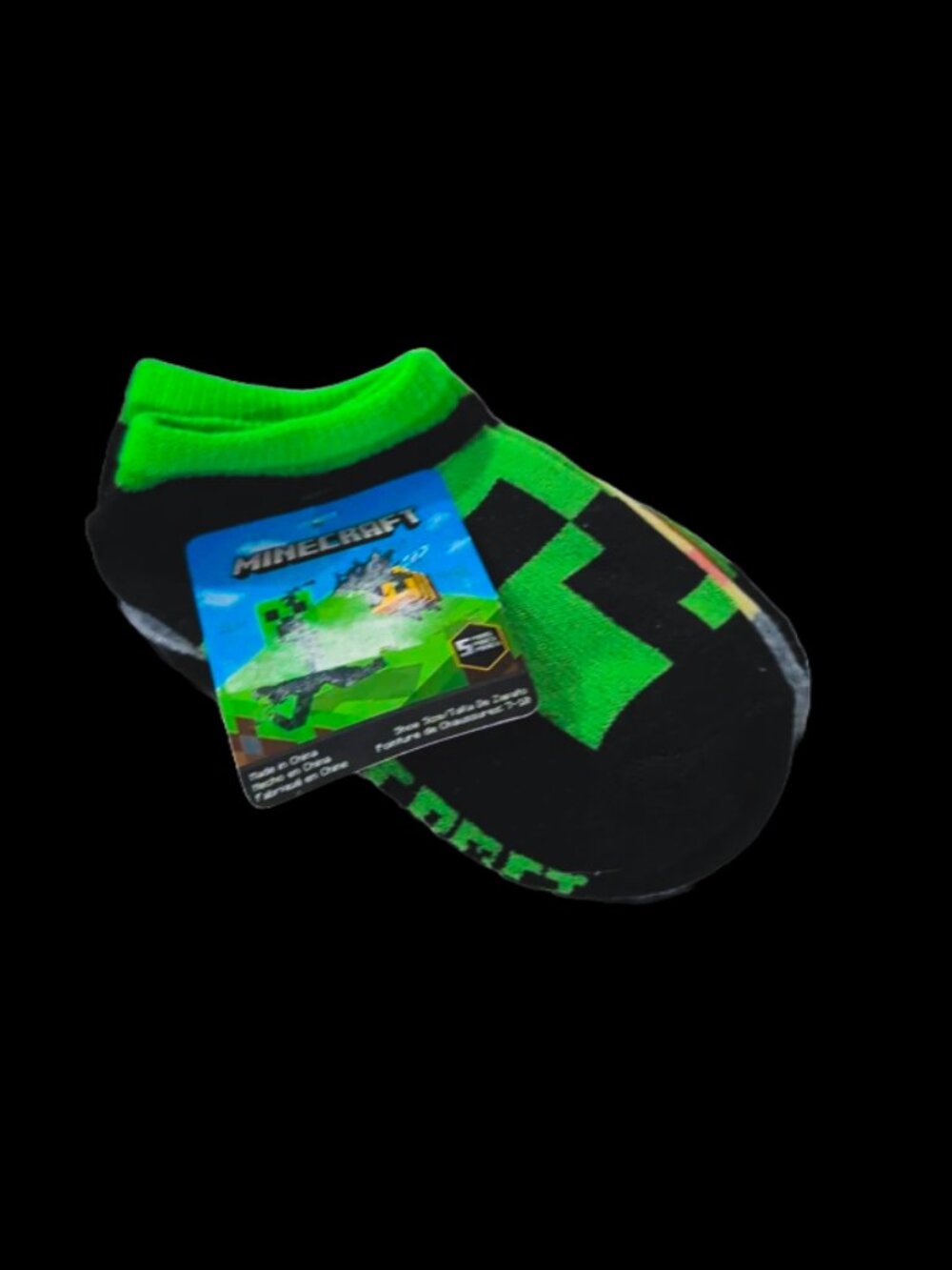 Baby boy Minecraft socks 5 pairs